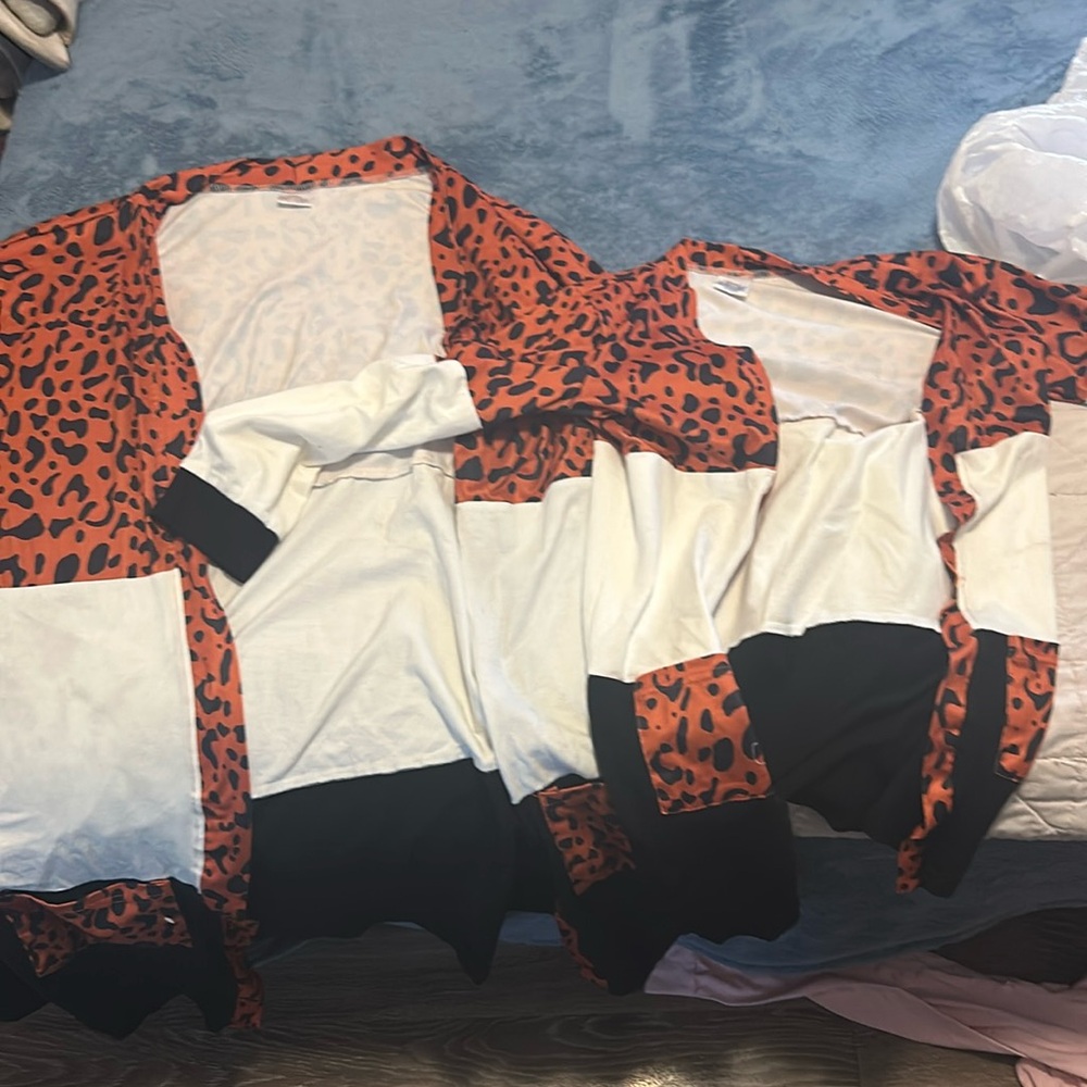 MOMMY AND ME CARDIGAN WOMENS 3x KIDS 10/12